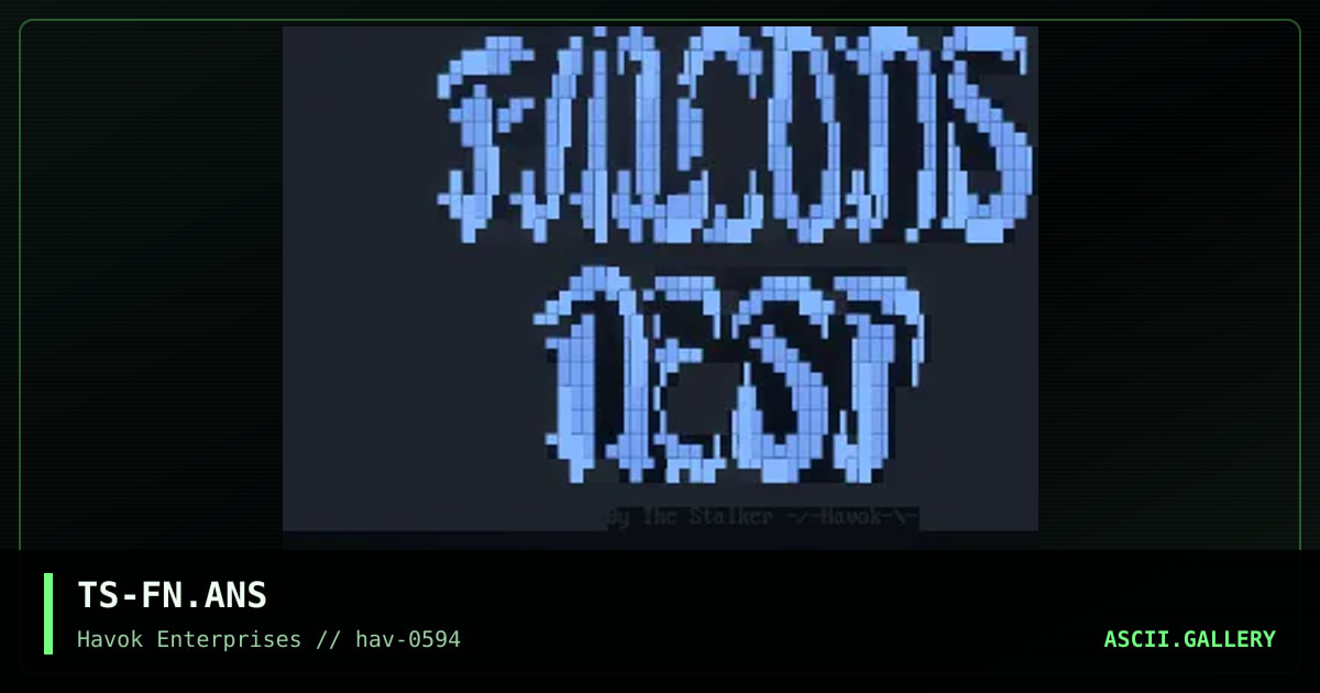 TS-FN.ANS, by the stalker, 1994