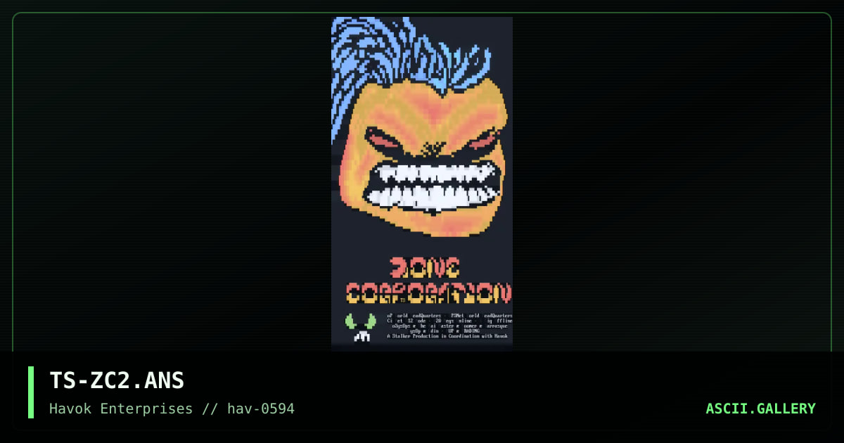 TS-ZC2.ANS, by the stalker, 1994