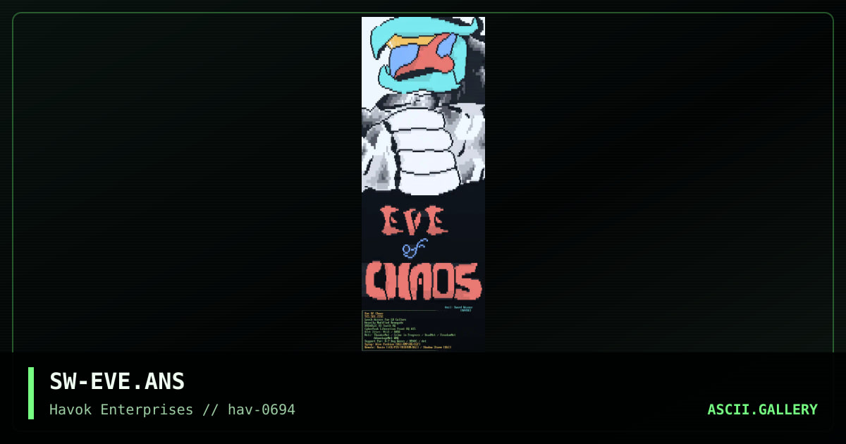 SW-EVE.ANS, by sword weaver, 1994