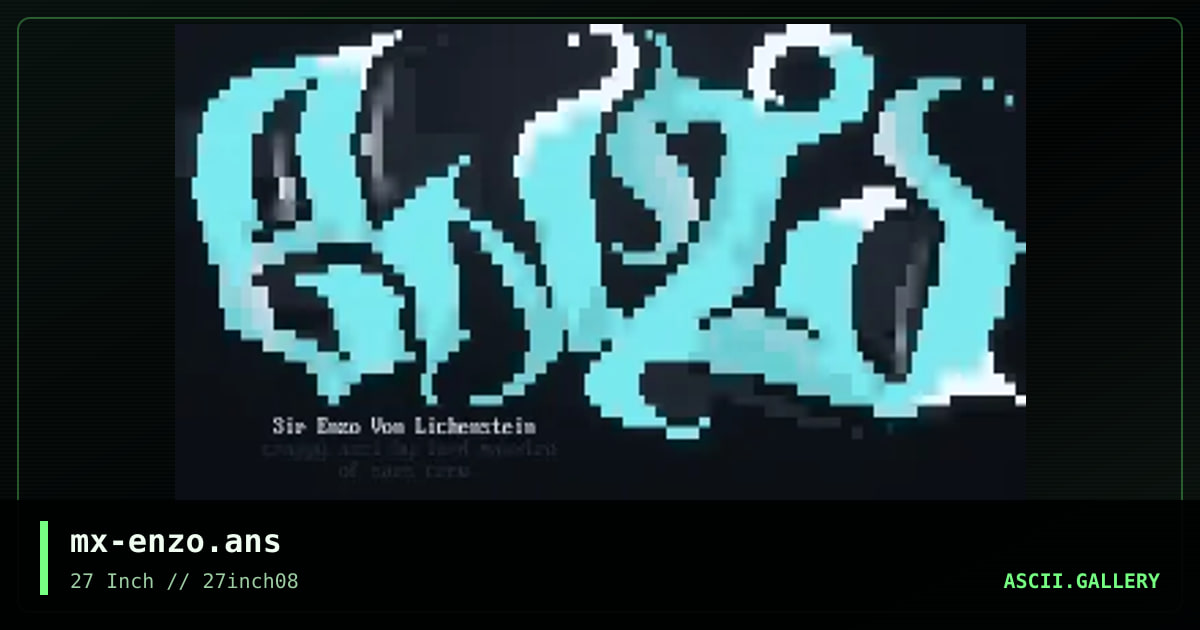 mx-enzo.ans, by lord maxxtro, 2004