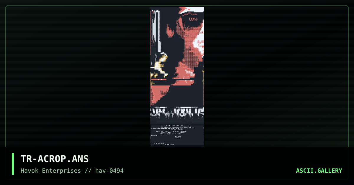 TR-ACROP.ANS, by the replicant, 1994
