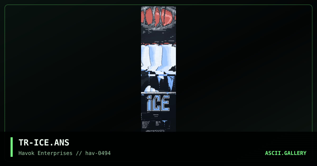 TR-ICE.ANS, by the replicant, 1994