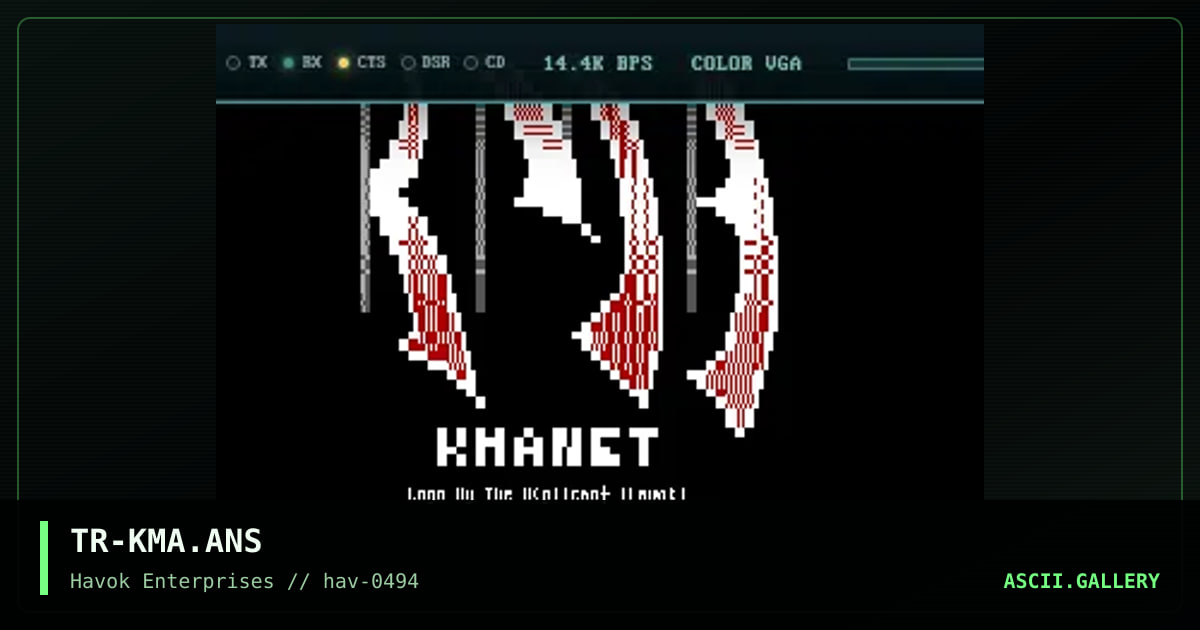TR-KMA.ANS, by the replicant, 1994