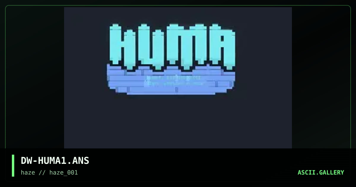 hUma!, by dweizel, 1995