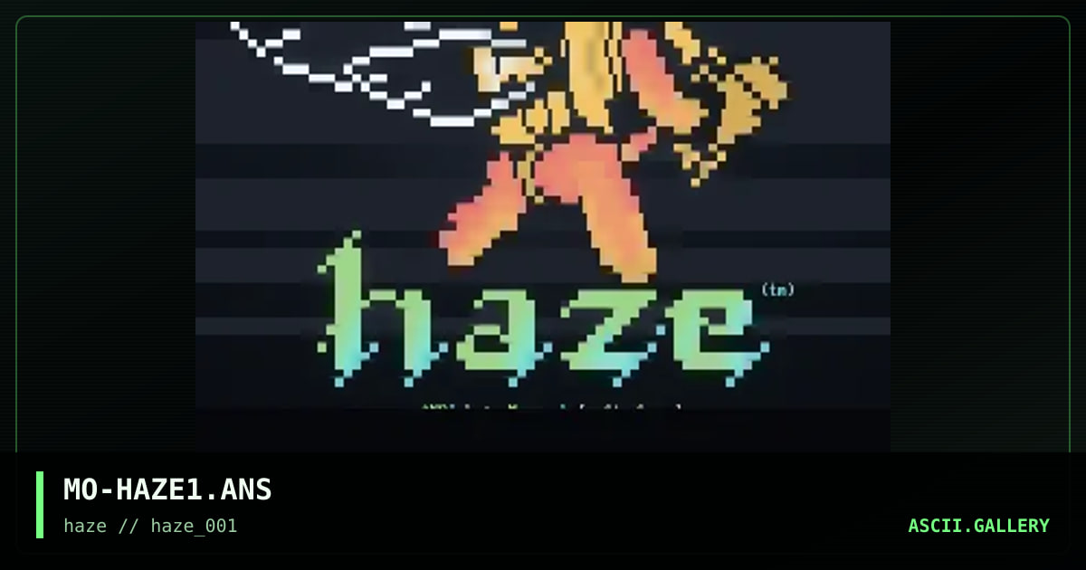 haze promo, by monarch, 1995