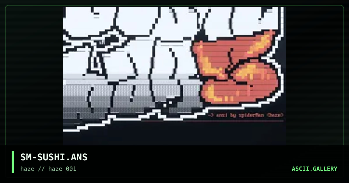 sushi bar z, by spiderman, 1995