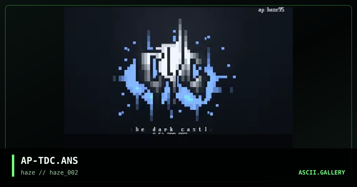 the dark castle, by apocalypse, 1995