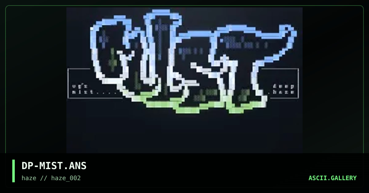 mist, by deep, 1995
