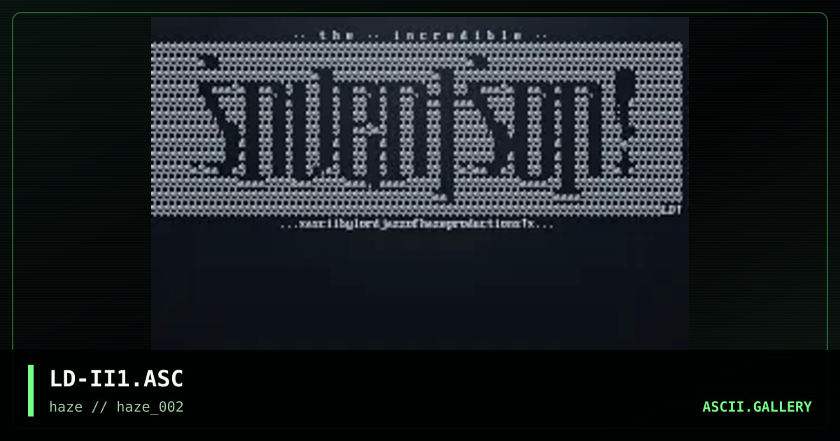the incredible invention, by lord jazz, 1995