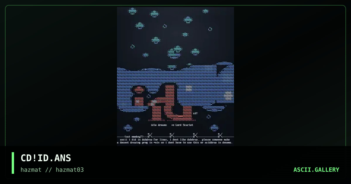 idle dreams, by cat-dog, 1998