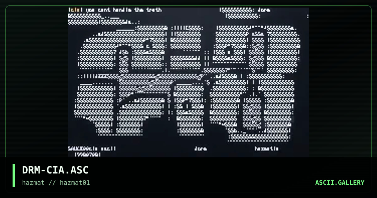 cia, by dorm, 1998