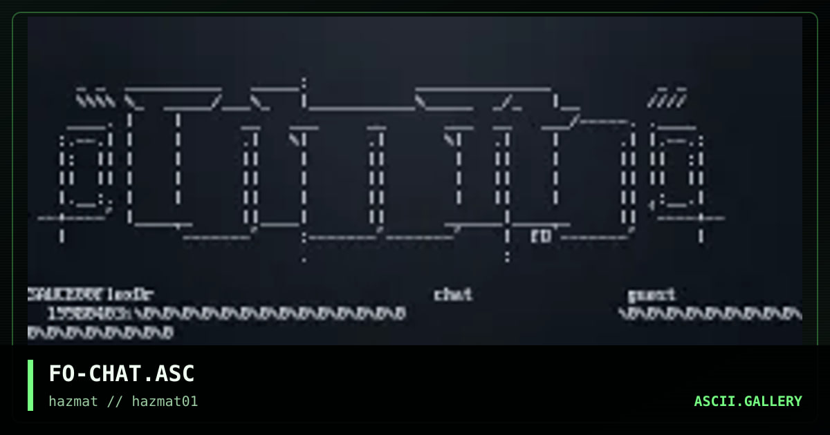 chat, by flexor, 1998