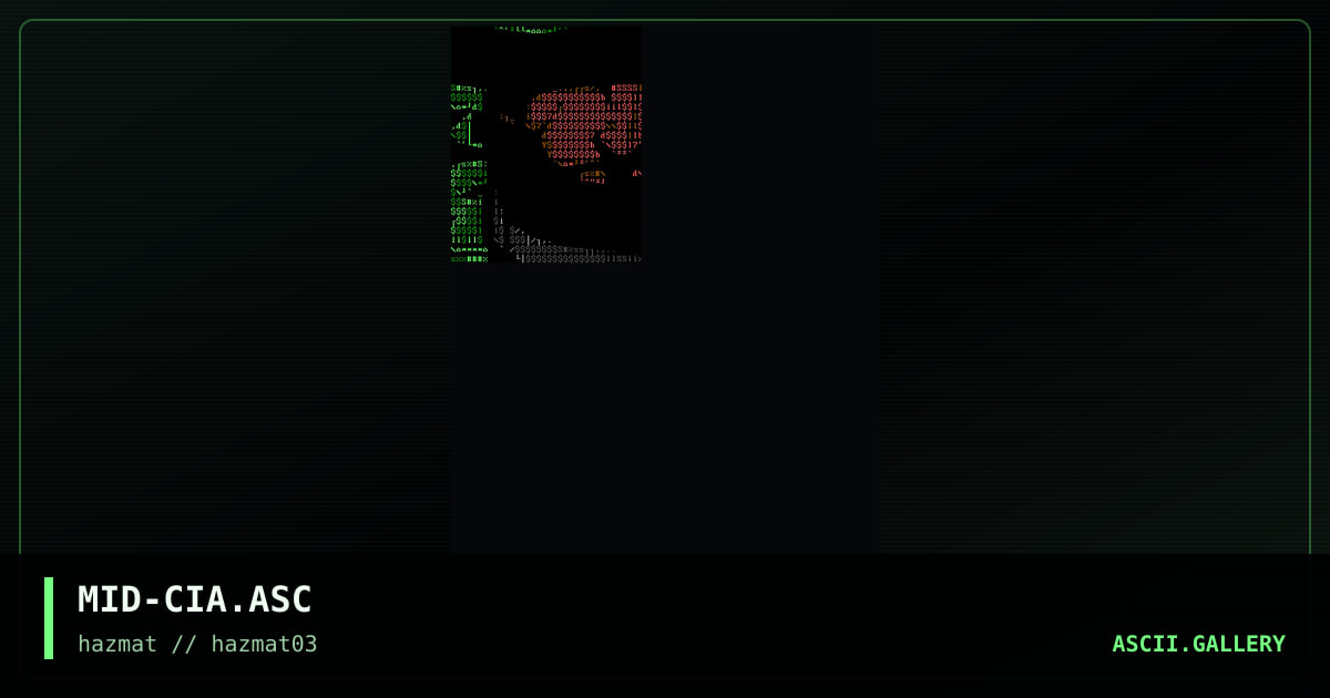 cia/hazmat, by mydknight, 1998