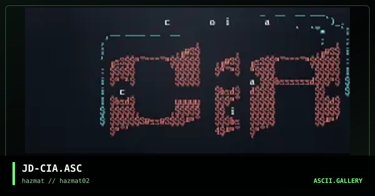 cia, by jandor, 1998