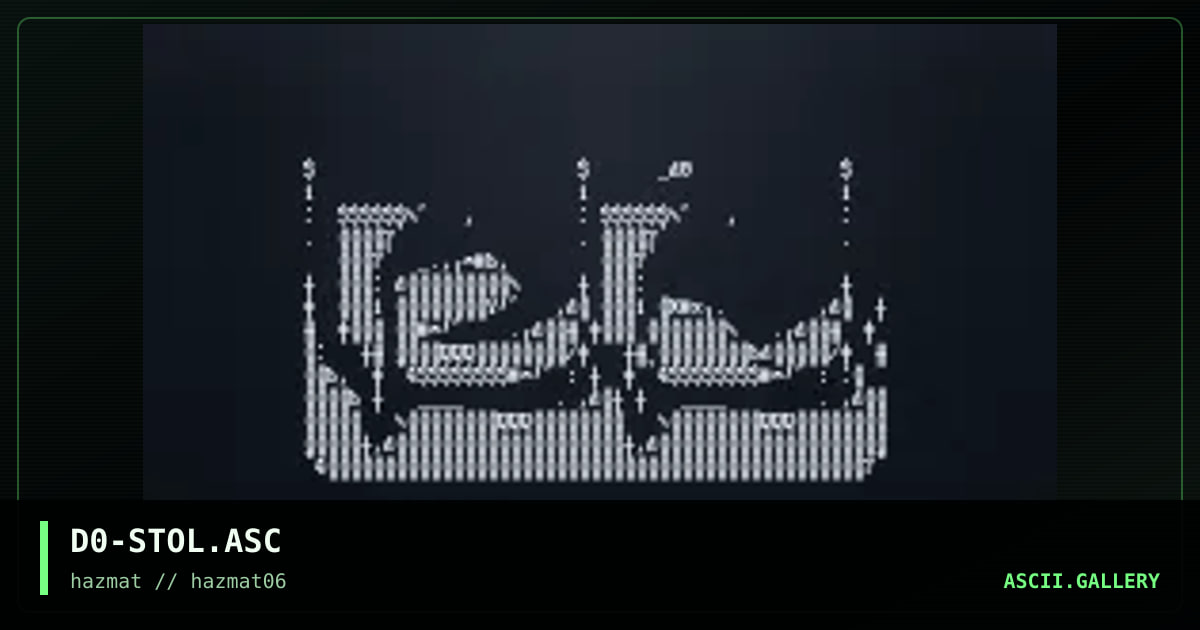 D0-STOL.ASC, by double zero, 1999