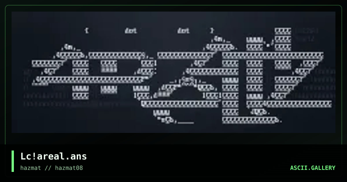 Lc!areal.ans, by lucid, 2000