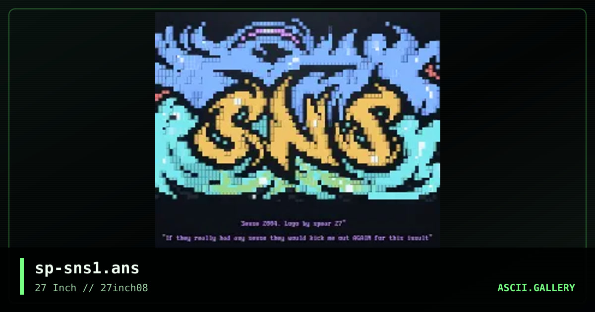sp-sns1.ans, by spear, 2004