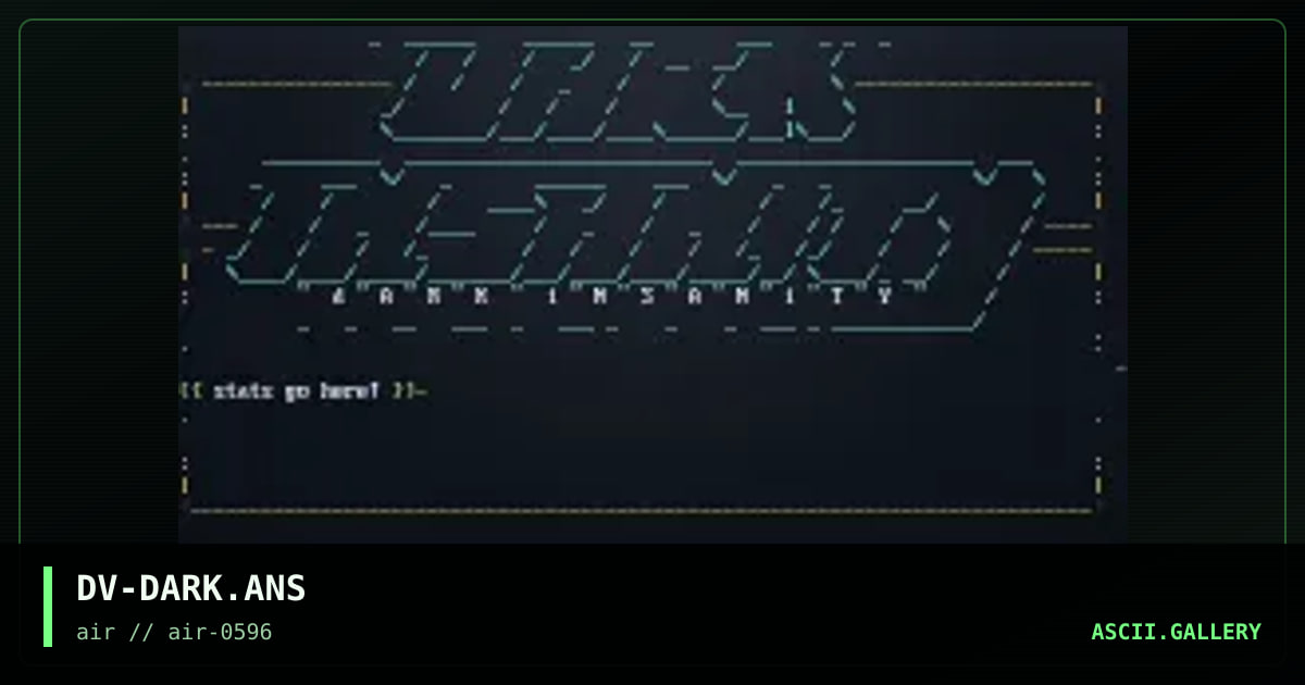 Dark Insanity, by deviator, 1996