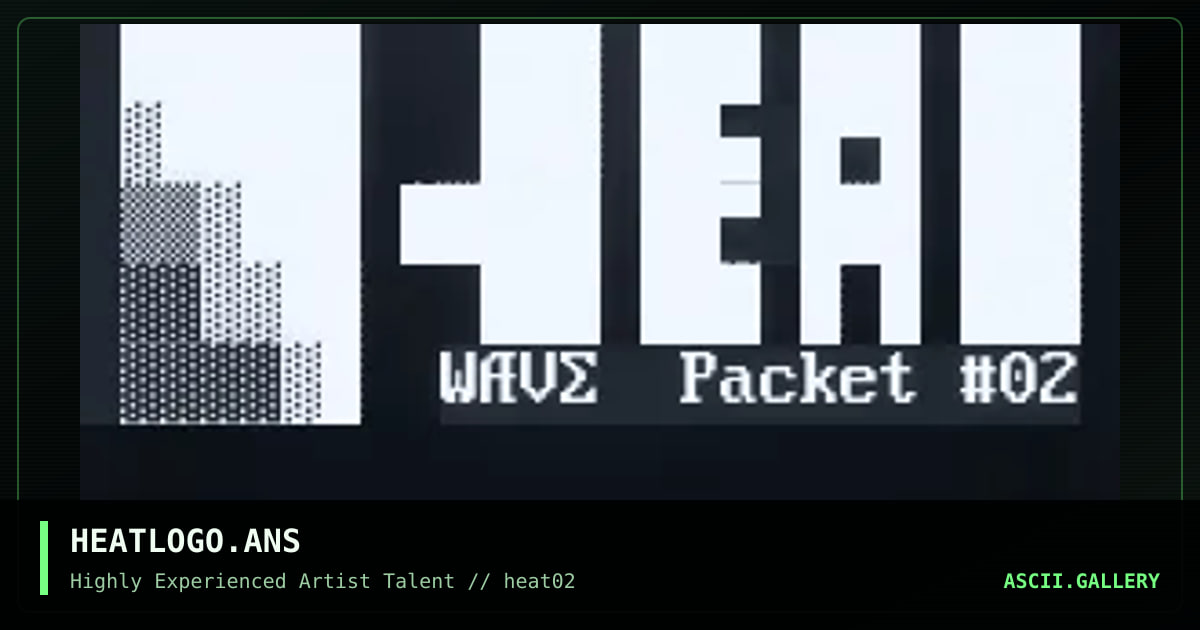 HEATLOGO.ANS, by heat staff, 1993