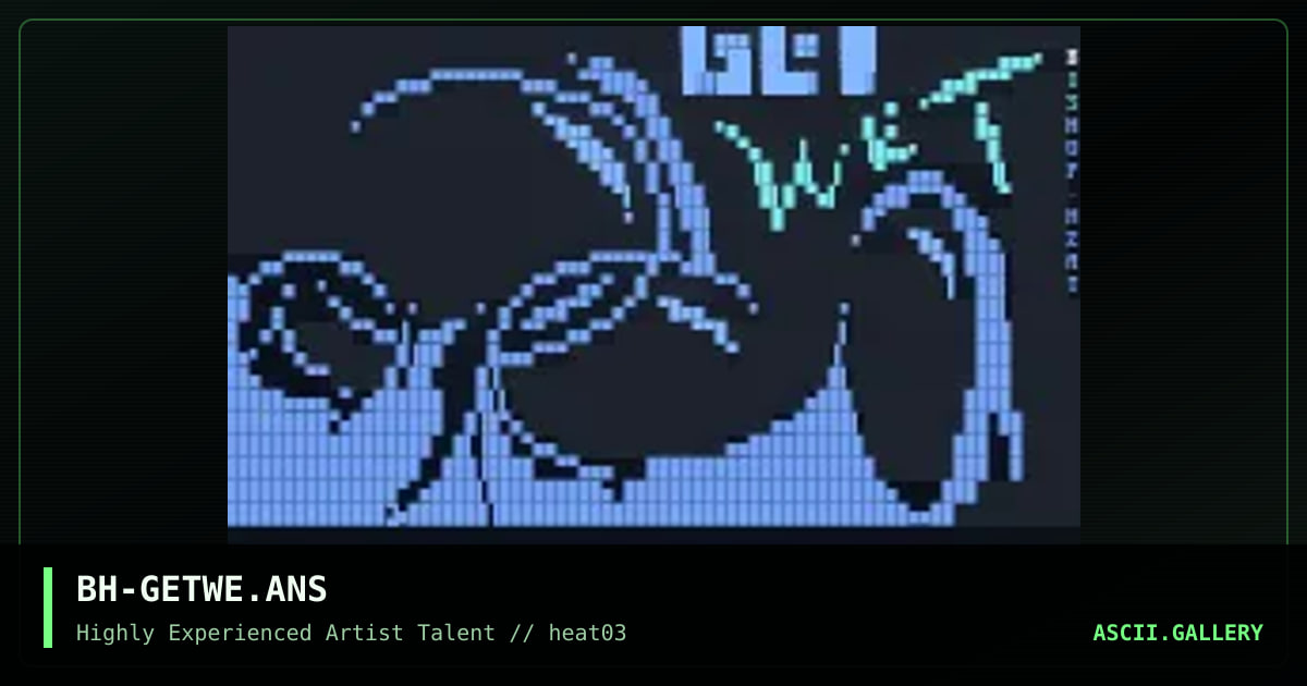 BH-GETWE.ANS, by bishop-heat, 1993