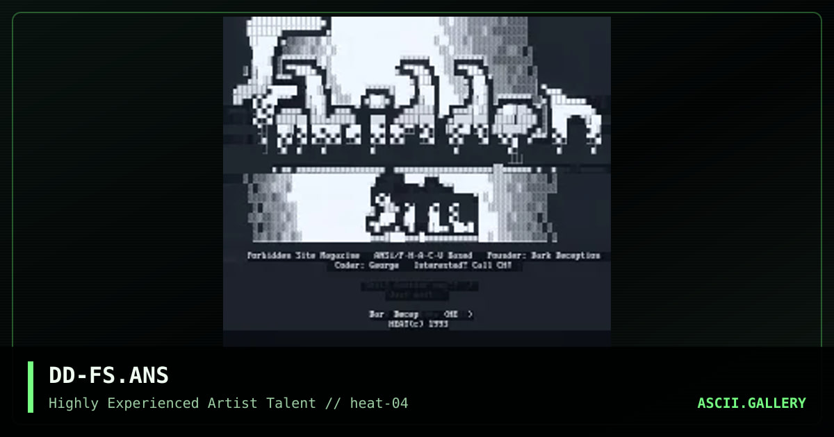 DD-FS.ANS, by dark deception, 1994