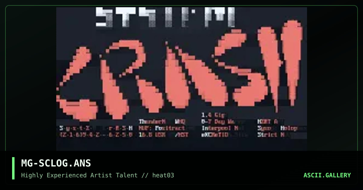MG-SCLOG.ANS, by magnus, 1993