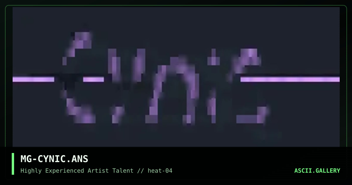 MG-CYNIC.ANS, by magnus, 1994