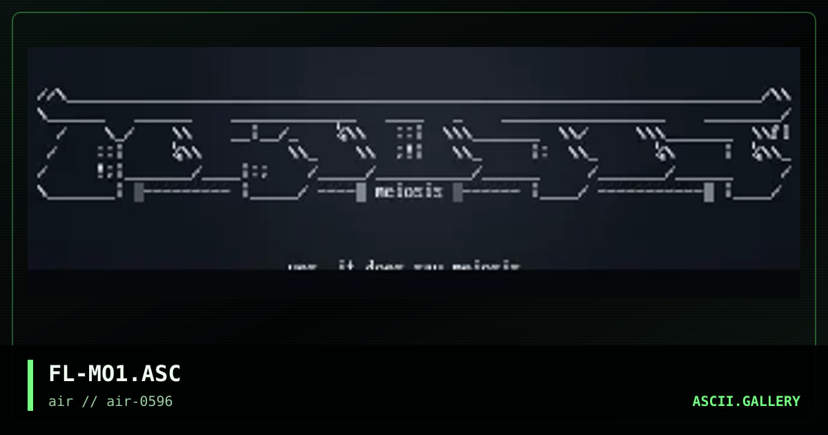 MeiOsis, by feral, 1996