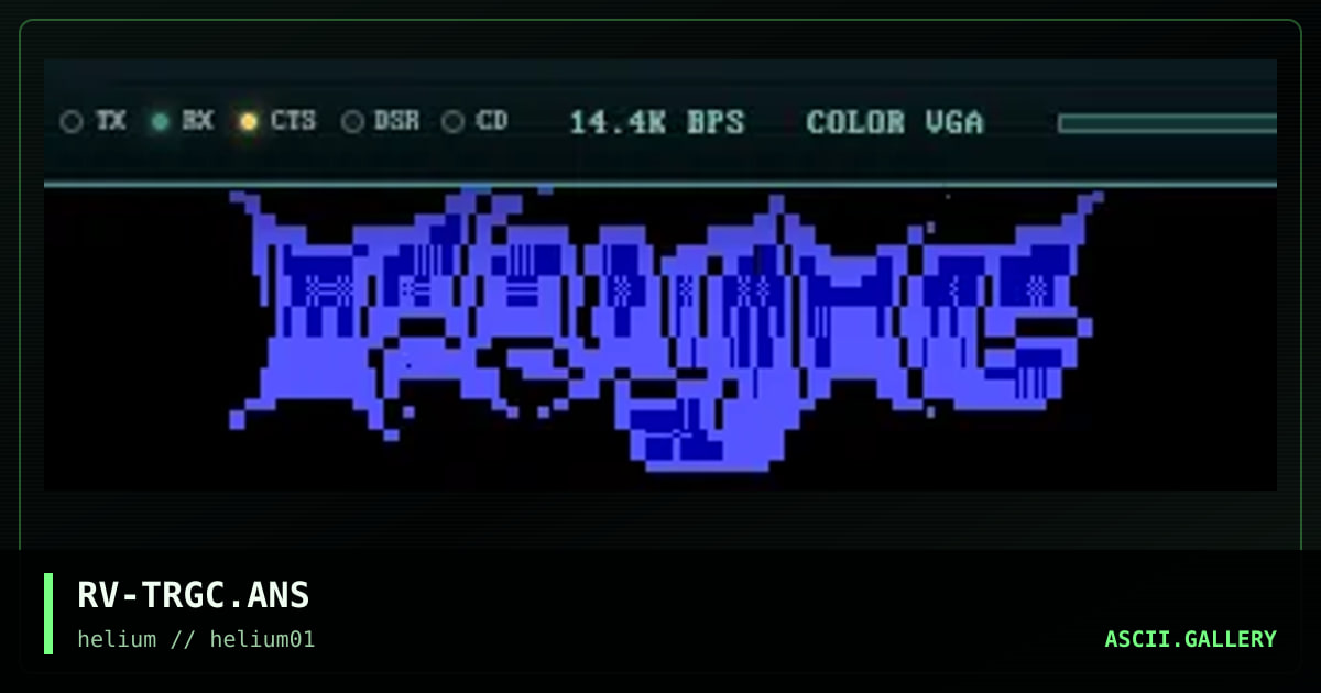 RV-TRGC.ANS, by rival, 1996