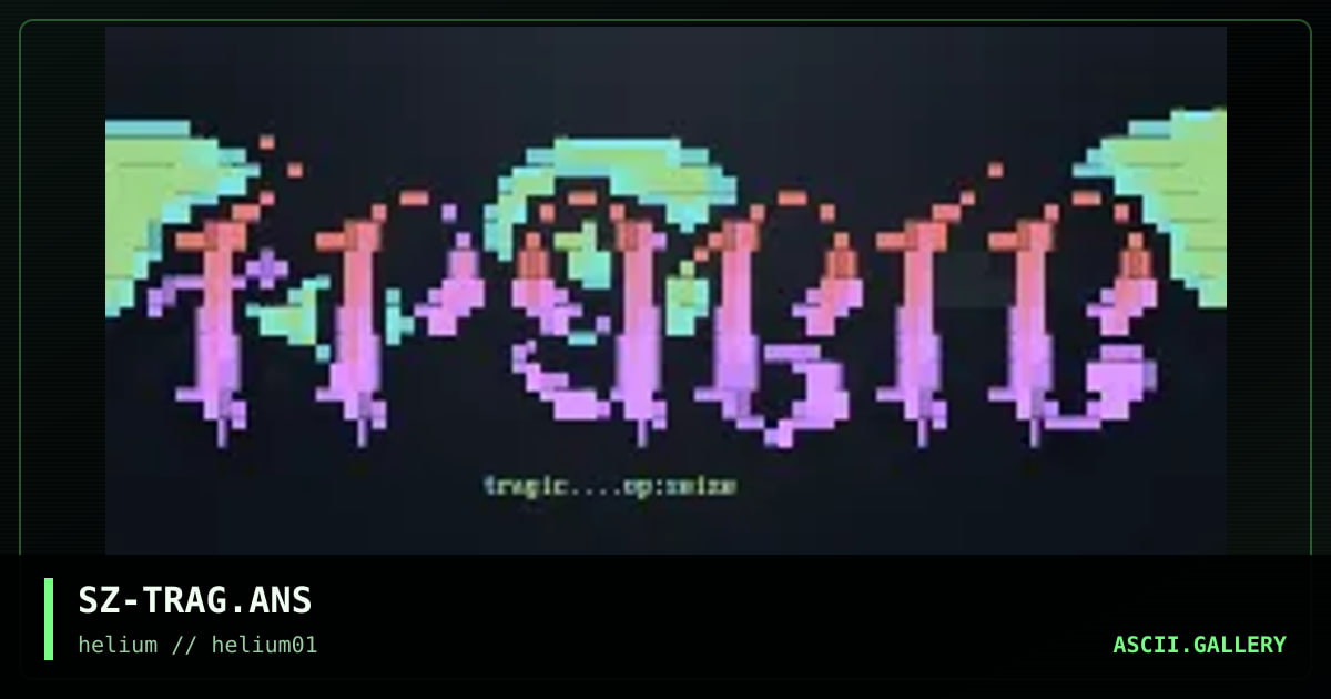 Tragic, by seize, 1996