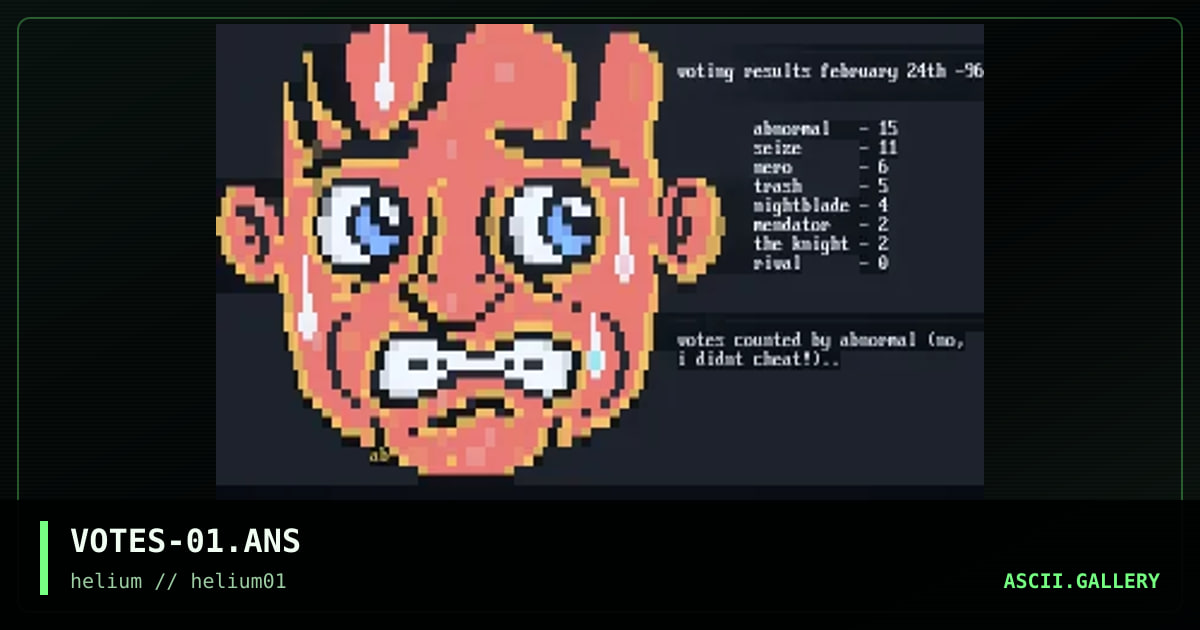 VOTES-01.ANS, by abnormal, 1996