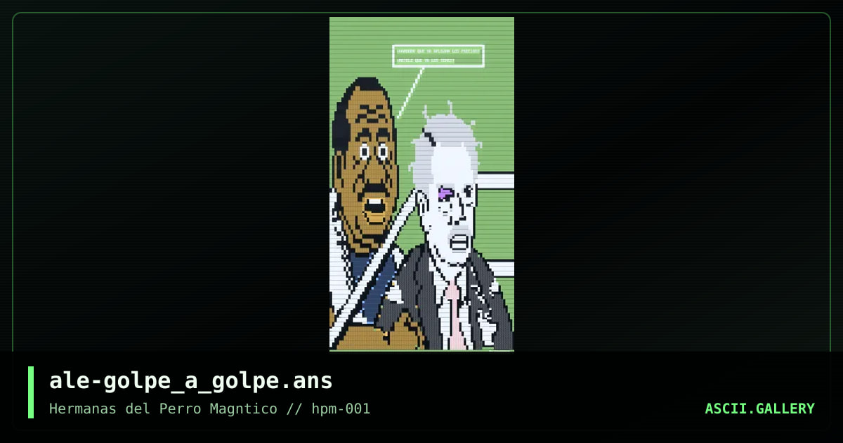 golpe a golpe, by aleperez, 2022