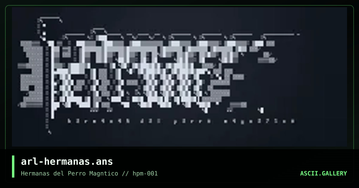arl-hermanas.ans, by arlequin, 2022