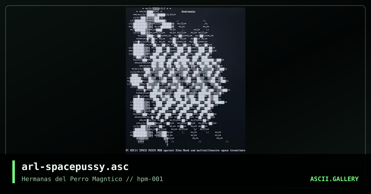 SPACE PUSSY MOB, by arlequin, 2022