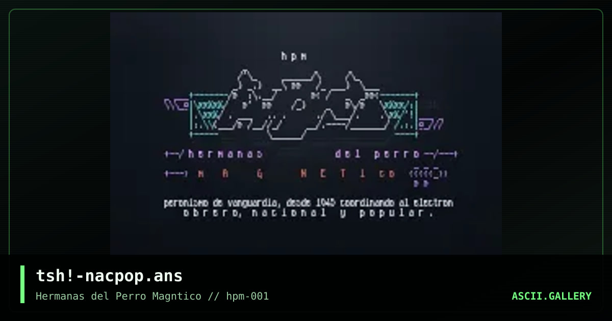 tsh!-nacpop.ans, by toshi, 2022
