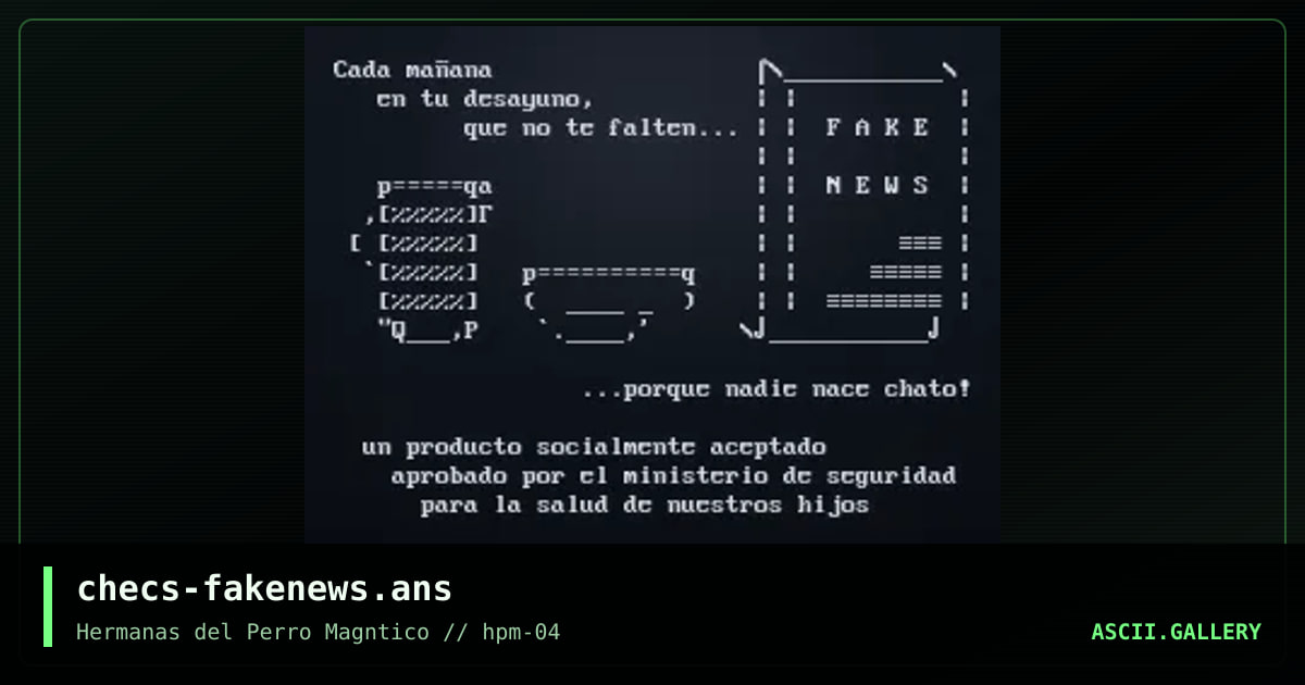 fake news, by checs, 2025