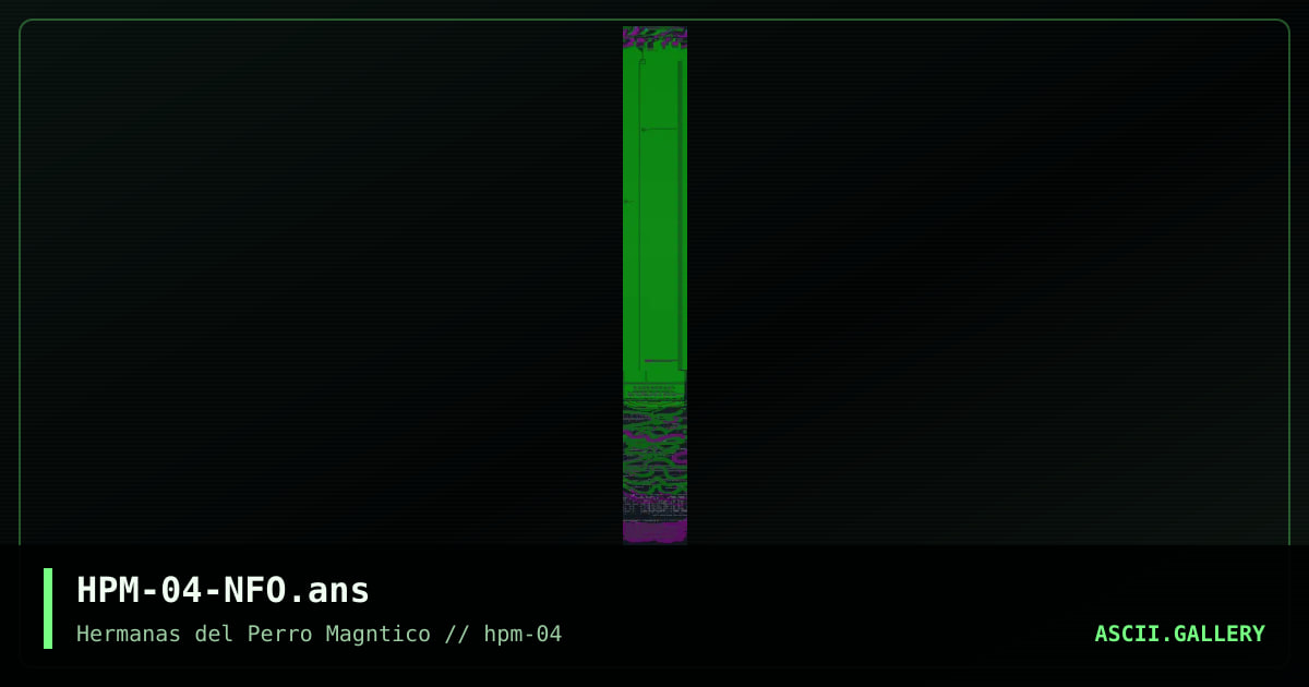 HPM-04-NFO.ans, by arlequin, 2025