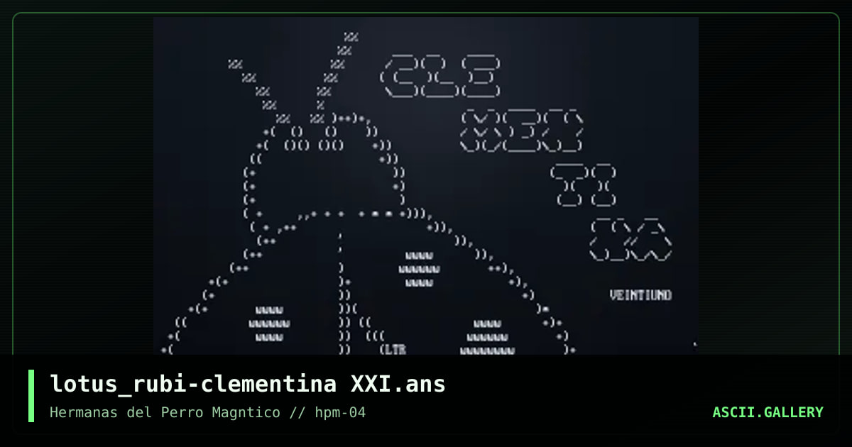 Clementina XXI, by lotus rubi, 2025