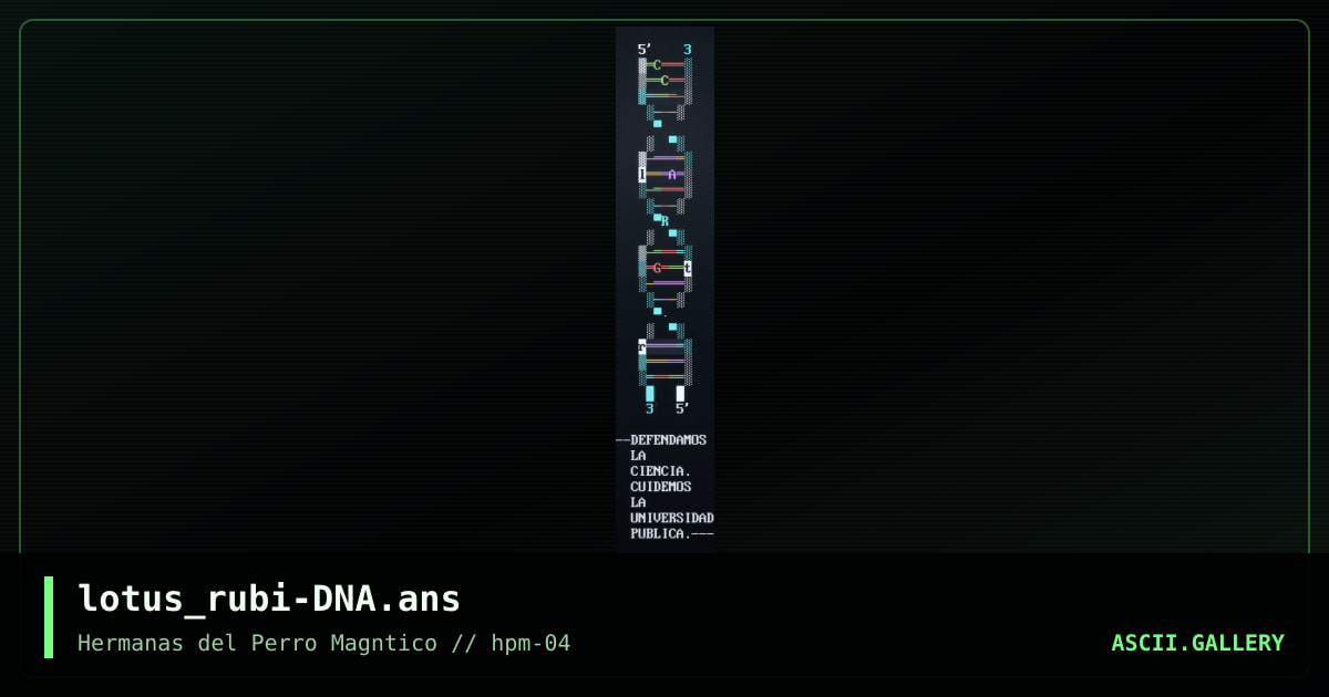 DNA, by lotus rubi, 2025