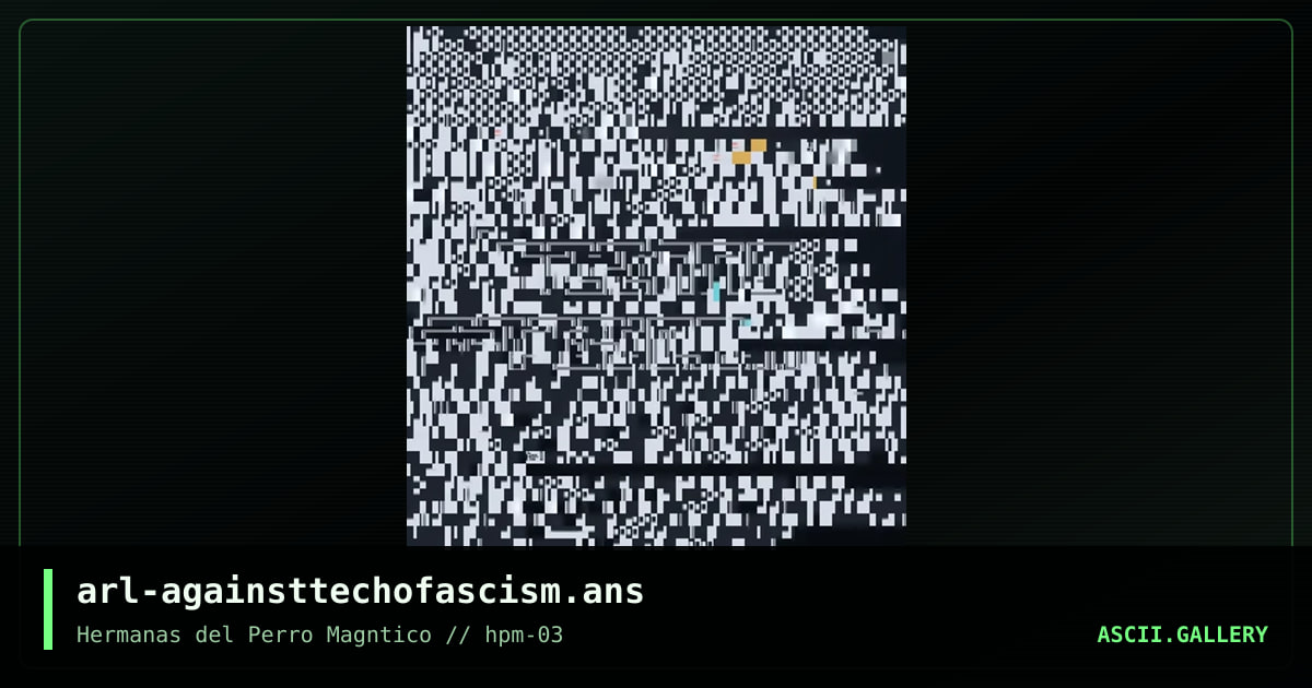 IAs against techno fascism, by arlequin, 2023