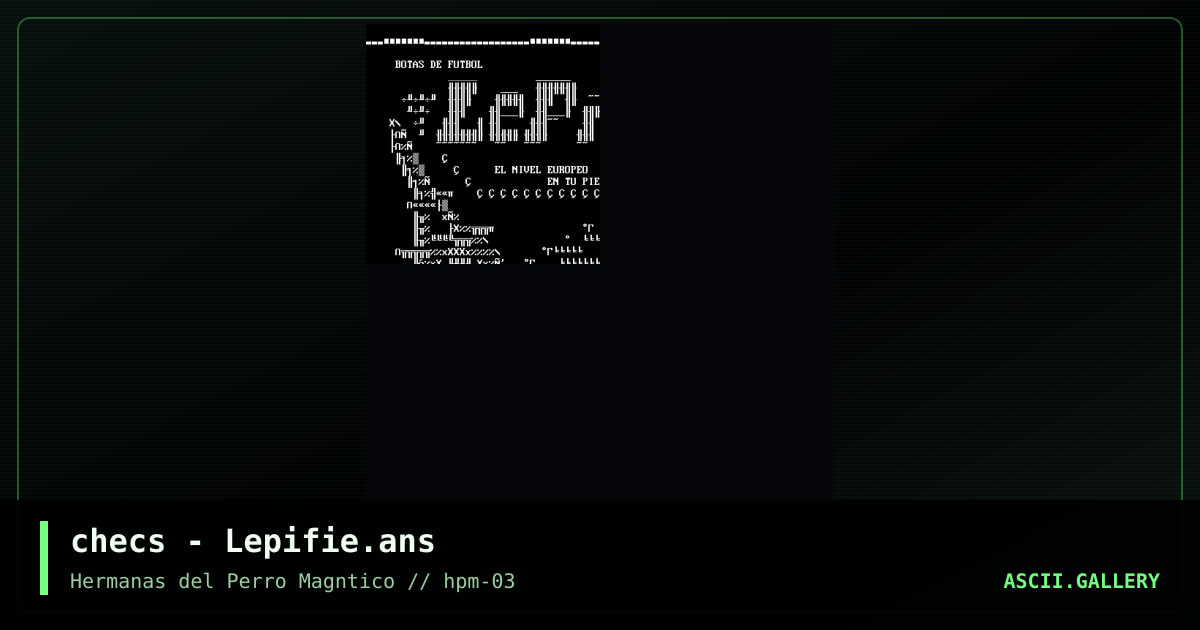 LePifie, by checs, 2023