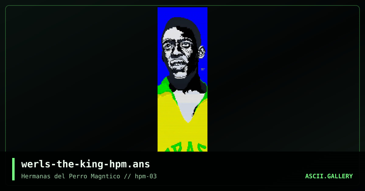 The King, by werls, 2023