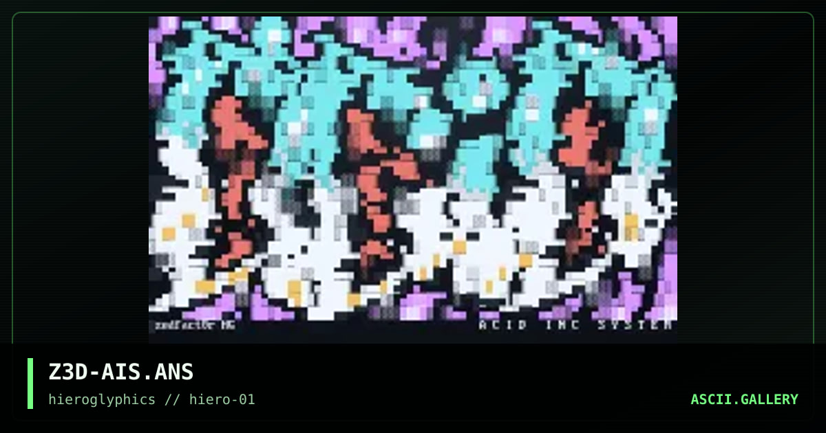 Acid Incorporated Systems, by zedfactor, 1999