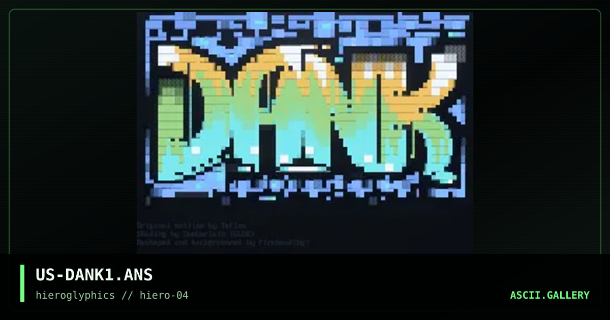 Dank, by teflon, somberlain, firehead, 2000