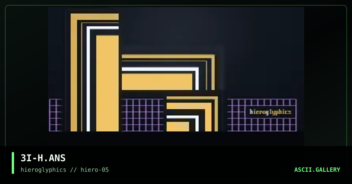 Hieroglyphics, by nitrifik, 2001