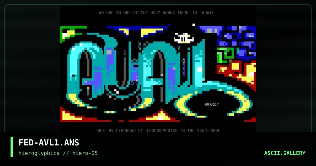 Avail, by firehead, 2001