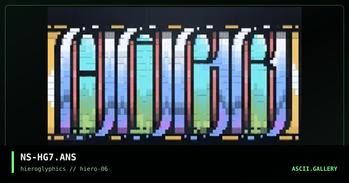 Hieroglyphics, by ansichrist, 2001