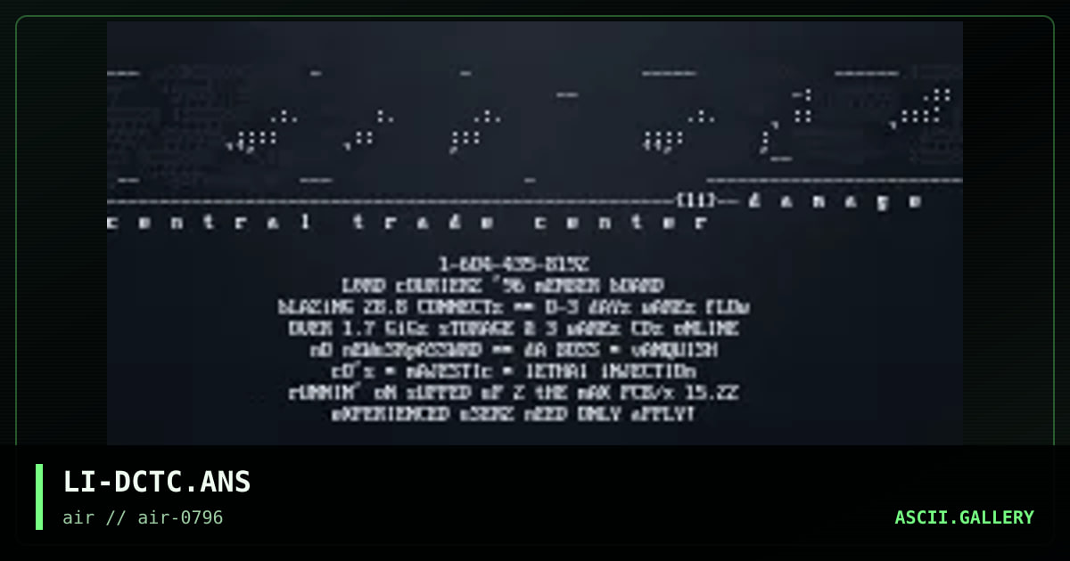 Damage Central Trade Centre, by lethal injection, 1996