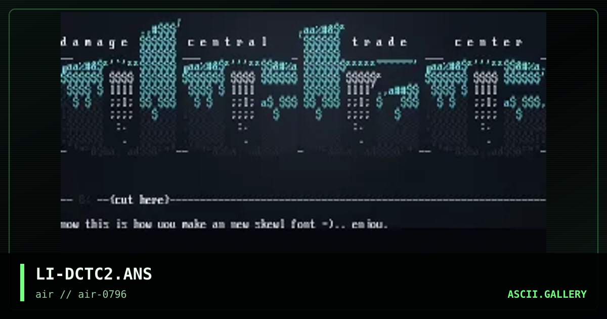 Damage Central Trade Centre, by lethal injection, 1996