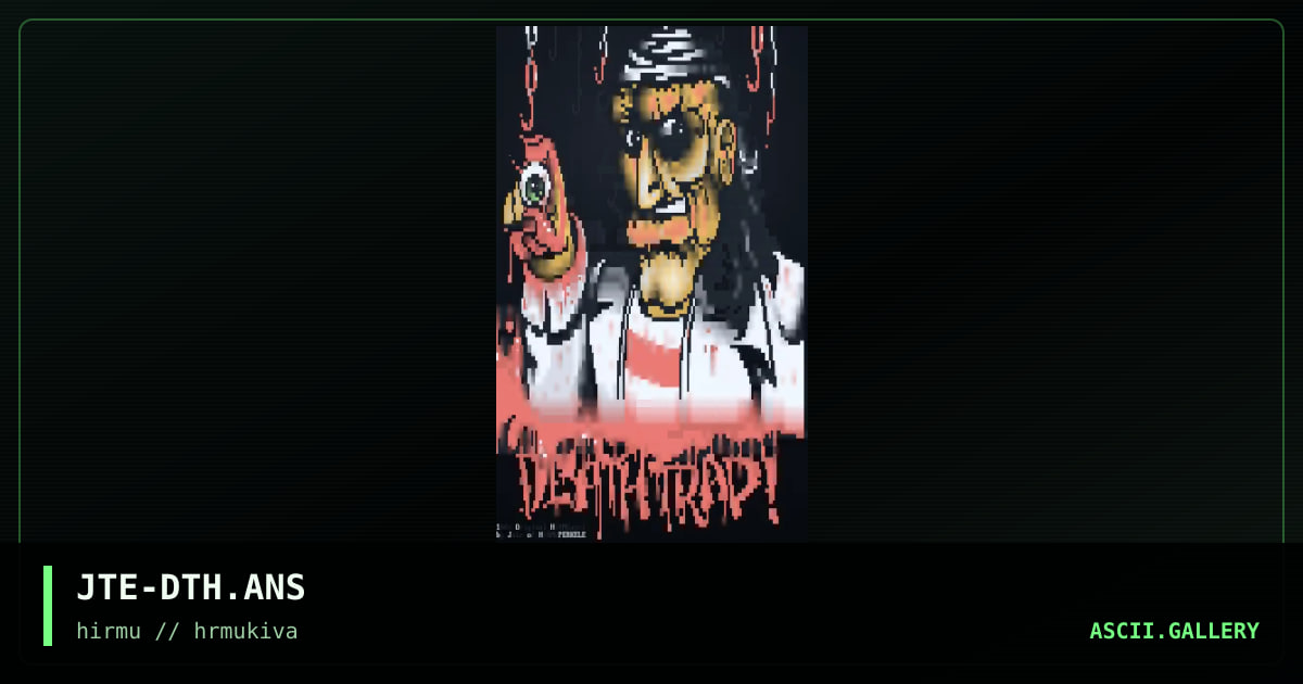 Death Trap BBS, by jate, 1995